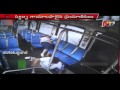 Drammatic CCTV captures Bus losing control and runs at tracks injuring 3