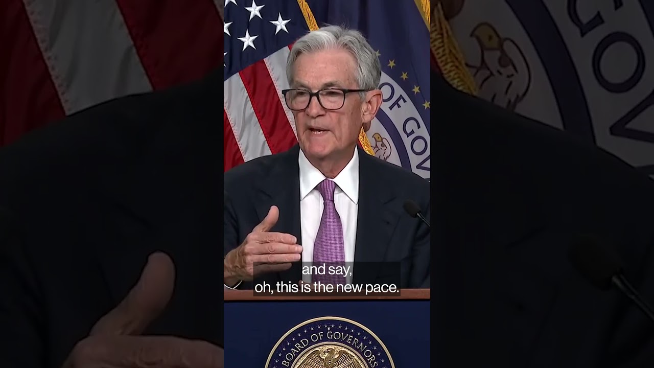 Powell: No one should look at 50bp cut and say this is new pace #shorts