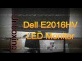 Dell E2016HV LED Monitor Unboxing