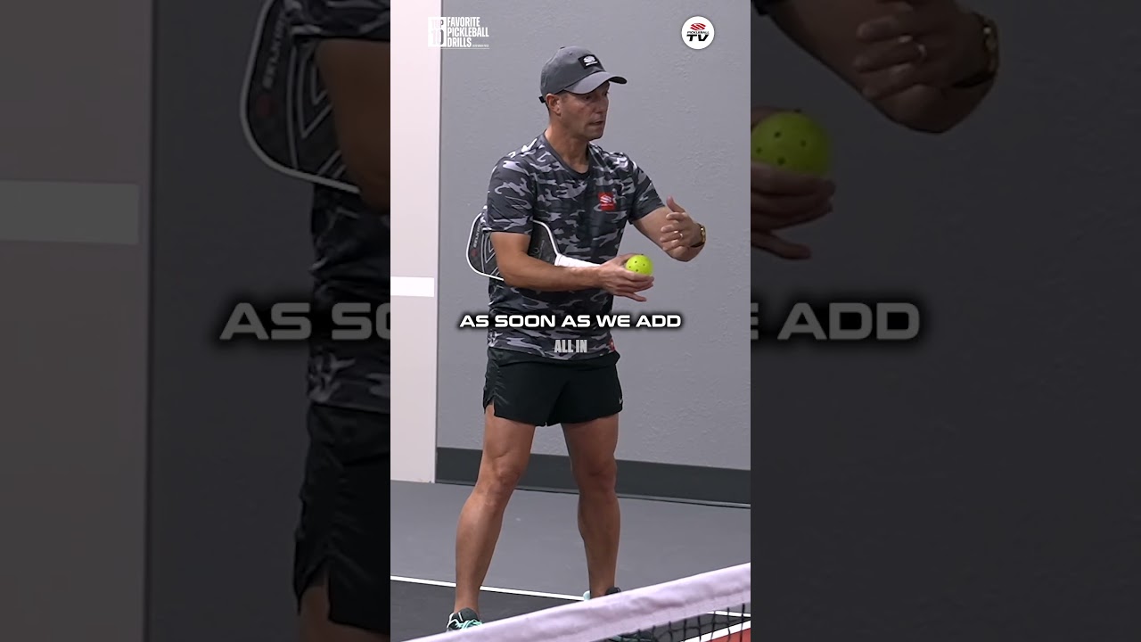 Pickleball coach @markpricepickleball will take you through the moving volley drill 🫡 #pickleball