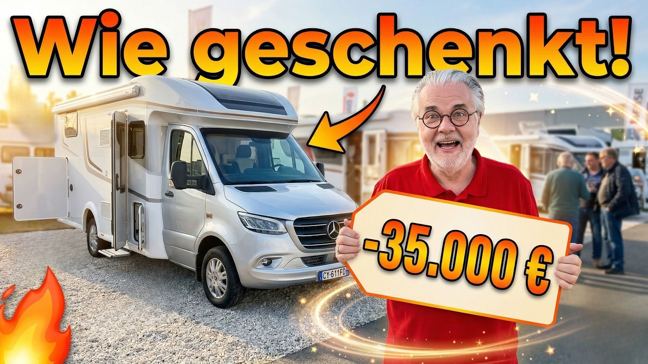 -35.000 € WOHNMOBIL TEILINTEGRIERT 2026 Neuheiten La Marca Notin Lindau