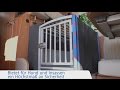 HYMER Hundebox - sicheres Reisen mit Hund im Wohnmobil - YouTube