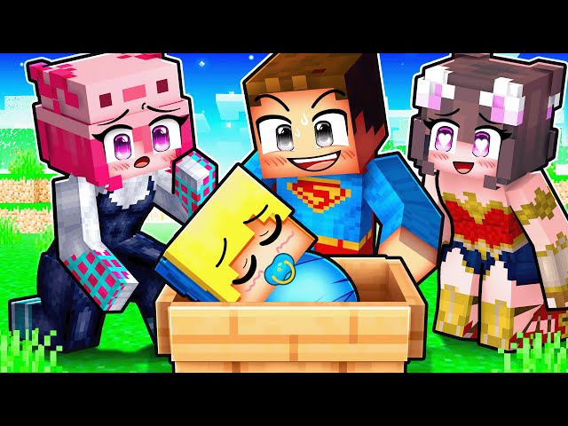 Baby Ukri wird von SUPERHELDEN adoptiert Traurige Geschichte in Minecraft!