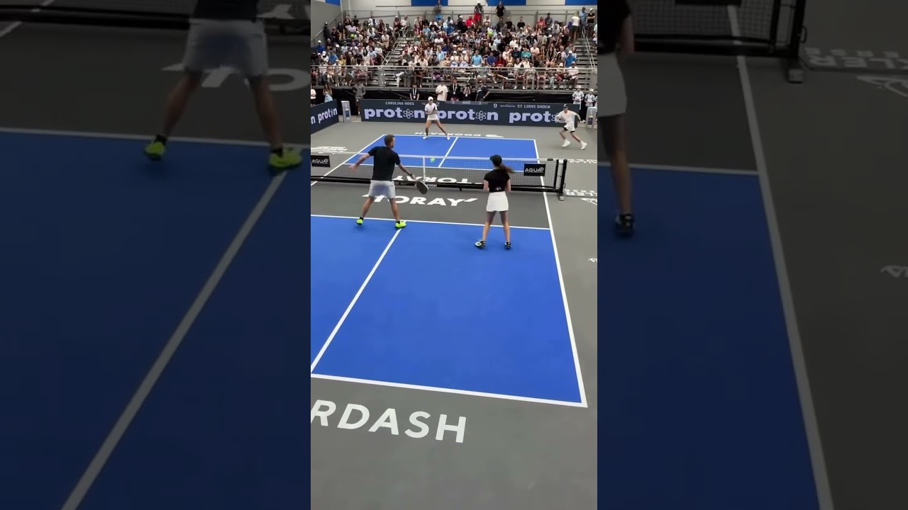 It’s like playing a brick wall 🧱.........🎥: @MajorLeaguePickleball #shorts #mlp #pickleball
