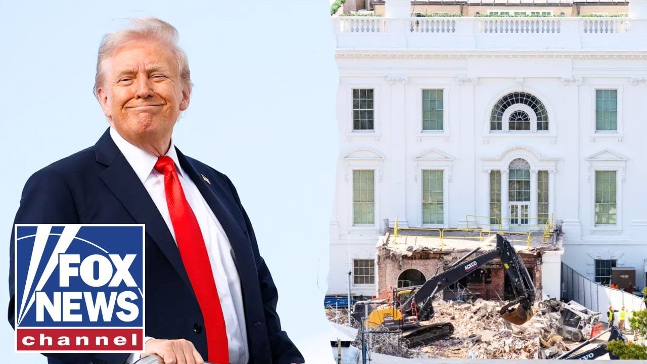 'IT'S EMBARRASSING': Trump's White House renovation gets surprising defenders