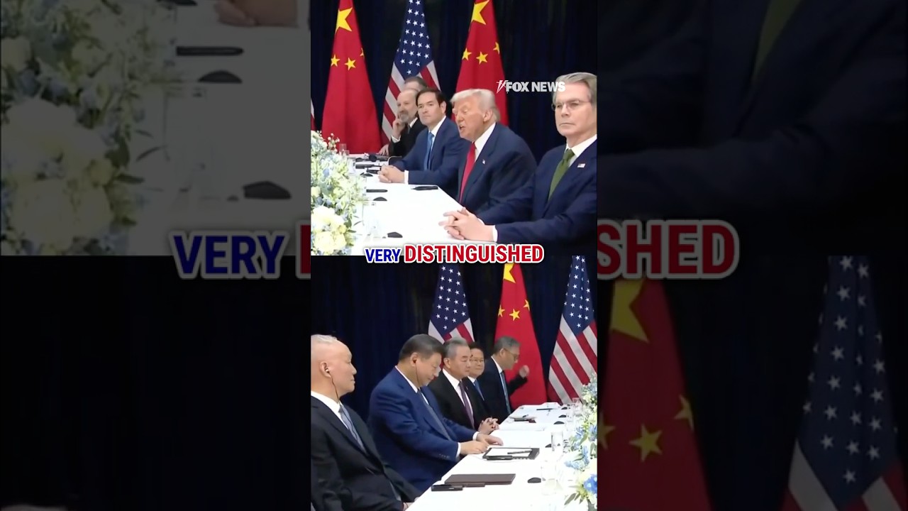 Trump praises Xi ahead of high-stakes summit #shorts #trump #us #foxnews #china #usnews #trade