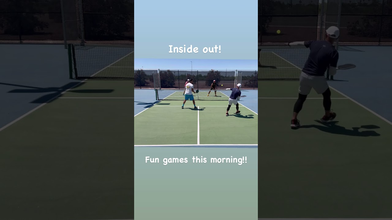 Inside out #pickleball #Highlights #Sports #Fun #Action