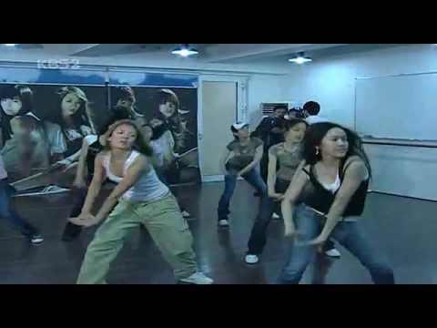 SNSD pre-debut hard dance training