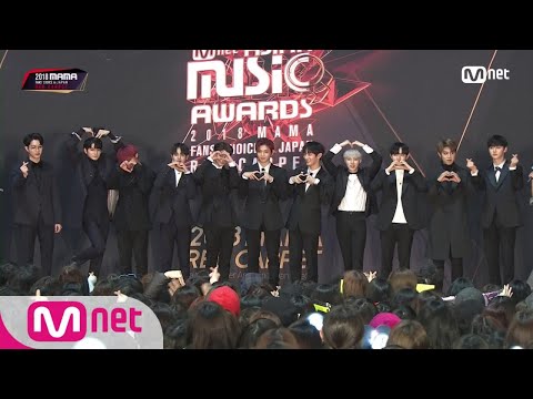 Red Carpet with Wanna One│2018 MAMA FANS' CHOICE in JAPAN 181212