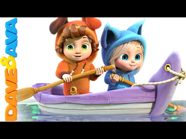 Row Row Row Your Boat | Nursery Rhymes and Baby Songs from Dave and Ava