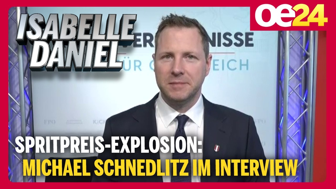 Spritpreis-Explosion: Michael Schnedlitz im Interview | Isabelle Daniel