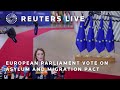 LIVE: EU lawmakers debate and vote on new migration and asylum rules