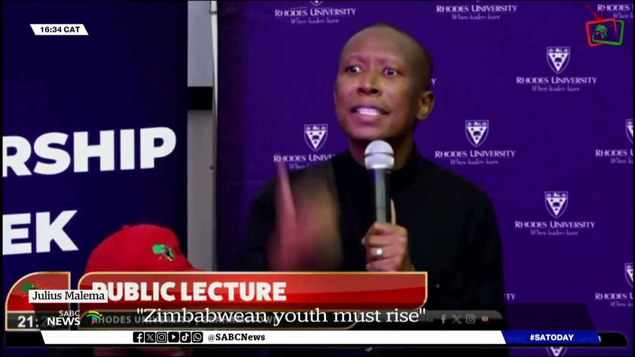 Zimbabwean youth must rise to stop the tyranny, Mnangagwa has nothing to offer: Malema