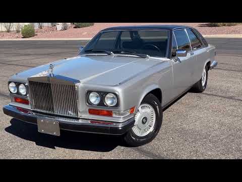 video 1986 Rolls-Royce Camargue