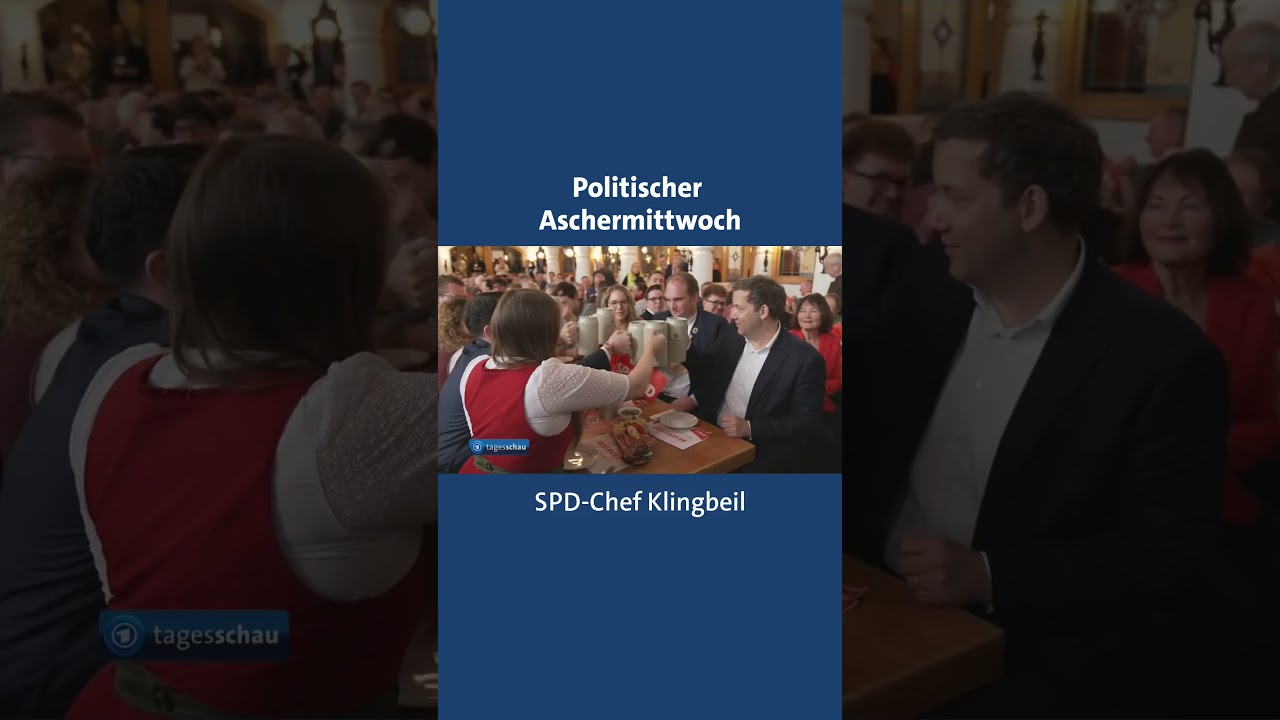 Traditionell geht es beim politischen Aschermittwoch rau zu tagesschau nachrichten aschermittwoch