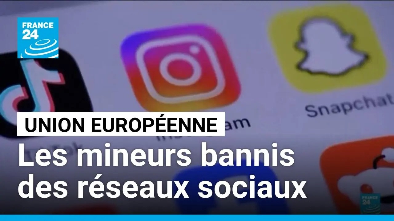 Union Européenne : interdiction des réseaux sociaux pour les moins de 13 ans ? • FRANCE 24