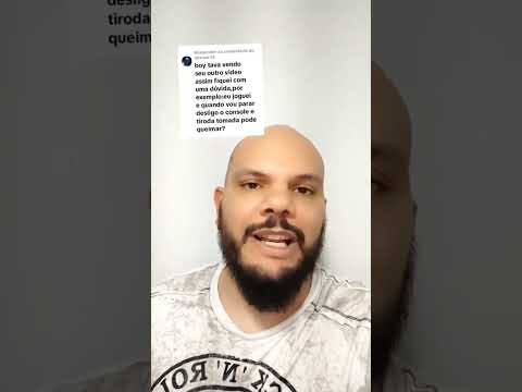 Posso tirar o cabo de energia do console? Parte 1/3