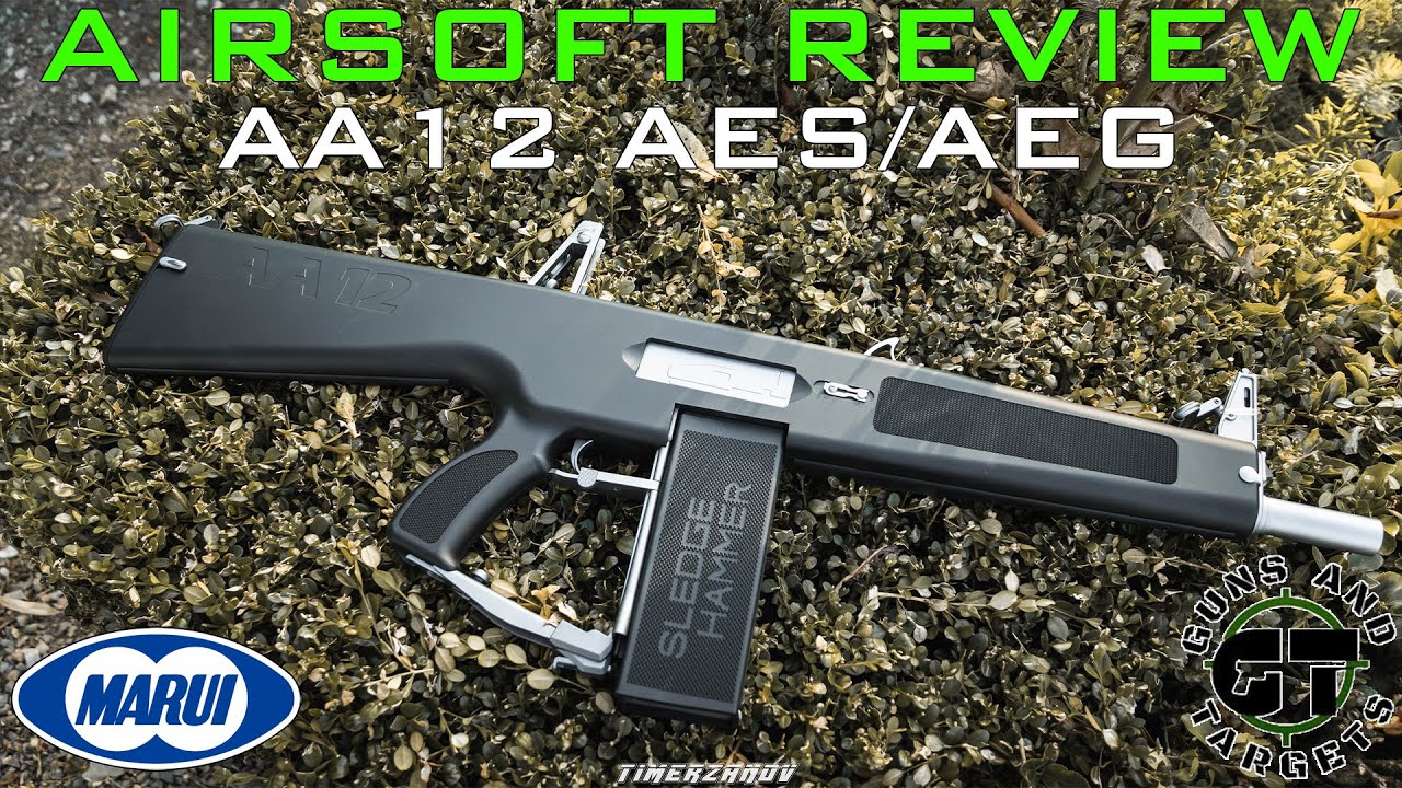 Airsoft Review #92 AA12 Tokyo Marui AES/AEG (GUNS AND TARGETS)
