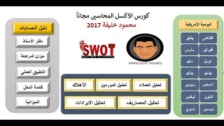 شرح لتصميم نظام ( برنامج ) محاسبى كامل على الآكسل شرح لتصميم نظام ( برنامج ) محاسبى كامل على الآكسل