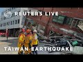 LIVE: Taiwan earthquake live stream, rescuers search for survivors