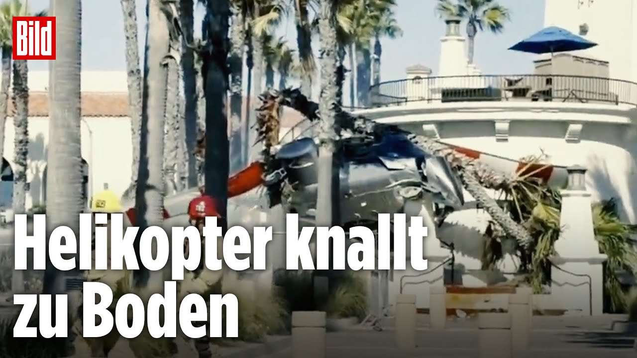 USA: Hubschrauber stürzt vor hunderten Strandbesuchern ab