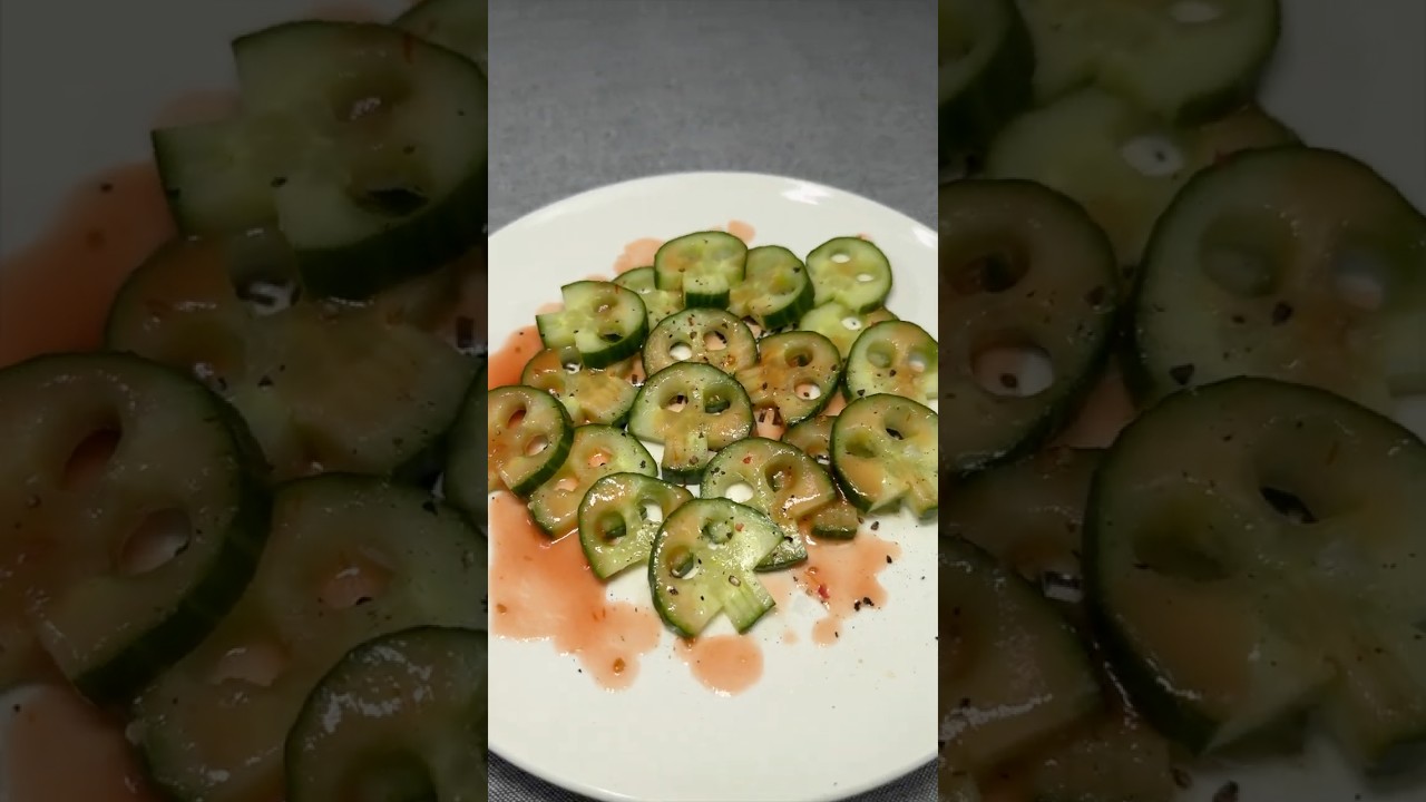 Helhovensky okurkovy salat 🎃 #ostravskygastrošef #helloween