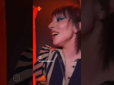 Lady Gaga singing "Close To You" at Harlequin listening party at London #harleyquinn #harlequin