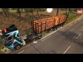 Trailer Metalesp Bi-Train Wood Transport 7 Axles v0.2