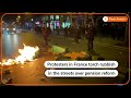 Protesters in Paris torch trash over pension reform  - 00:50 min - News - Video