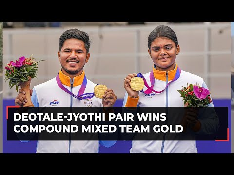 Asian Games: Ojas-Jyothi pair wins gold in archery mixed team event; Indian medal tally rises to 71