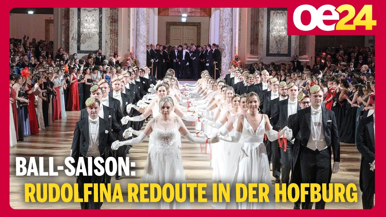 Ball-Saison: Rudolfina Redoute in der Wiener Hofburg