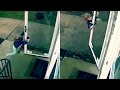 CCTV: 4-Year-Old Girl Unbelievably Hangs On Door After Being Swept Up By Wind Gust