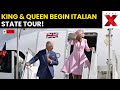 King Charles & Queen Camilla LIVE: UK Royals Arrive in Italy for State Visit | UK