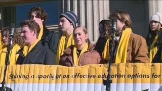 Hundreds gather at Idaho State Capitol for School Choice Week