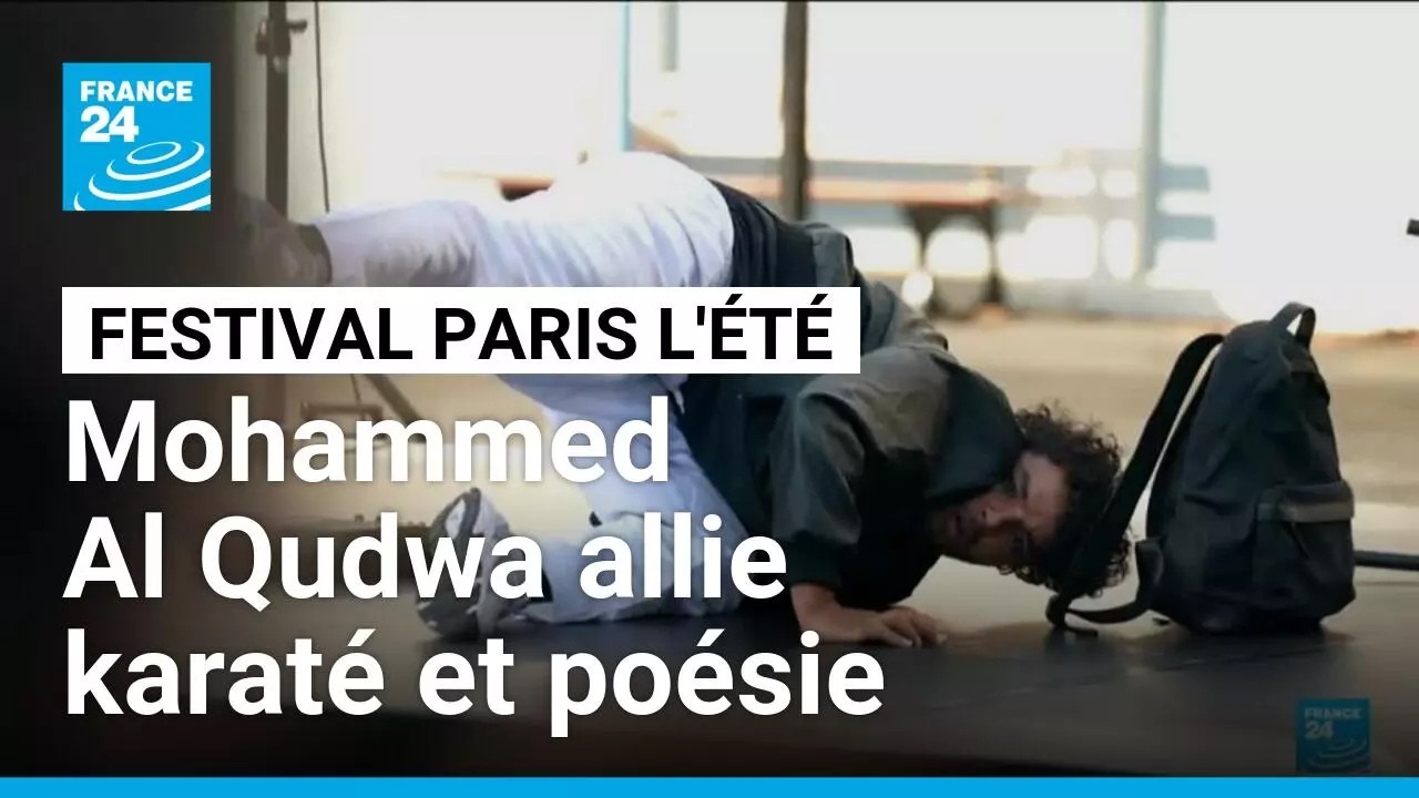 Festival Paris l'Été : Mohammed Al Qudwa, artiste et sportif palestinien • FRANCE 24