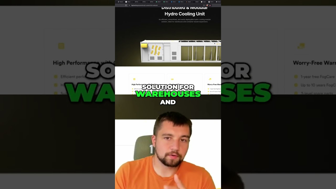 Hydro Mining: The Future? See Fog Hashing's Cool Solution! shorts