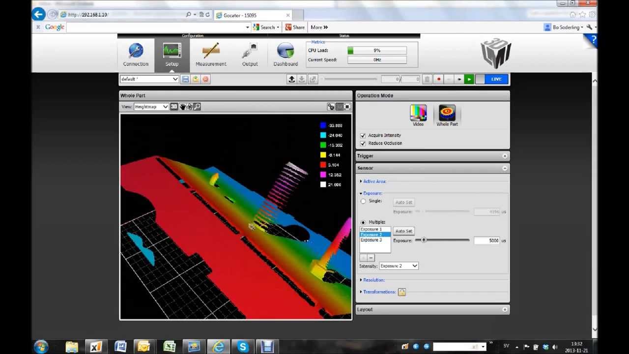 Measuring parts & recognizing braille with the 3D stereo snapshot sensor LMI Gocator 3100