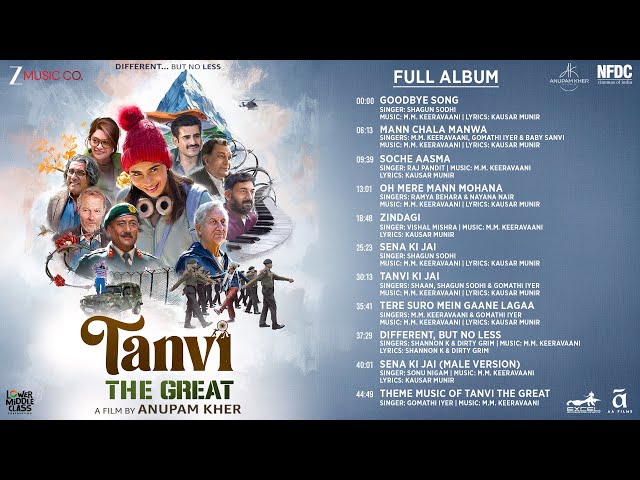 Tanvi The Great – Full Album | Anupam Kher, Shubhangi | MM Keeravaani | Kausar Munir