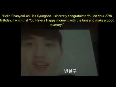 181127 EXO Message for Chanyeol Birthday Party (ENG SUB)