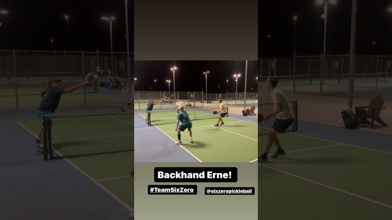 Backhand Erne #pickleball #shorts