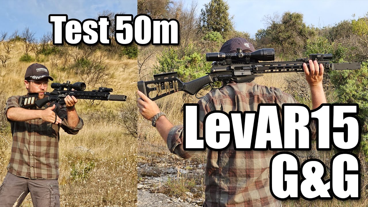 Mon Avis sur le LevAR15 G&G / Review Fr / Test 50m