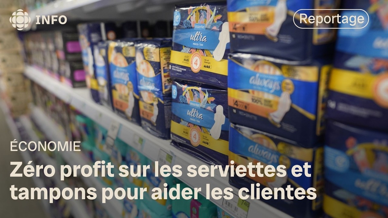 Un pharmacien québécois vend des produits menstruels à prix coûtant pour lutter contre la précarité