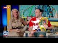Joey Chestnut takes down protester - 03:15 min - News - Video