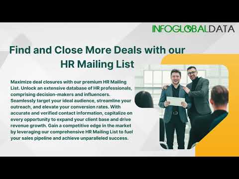 Expand Your Business Faster With Human Resource Email List