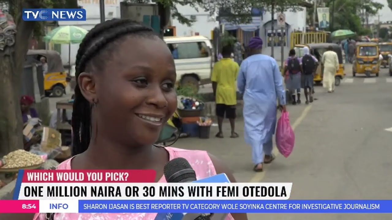 On The Street | One Million Naira Or 30 Mins With Femi Otedola: Which Would You Pick?
