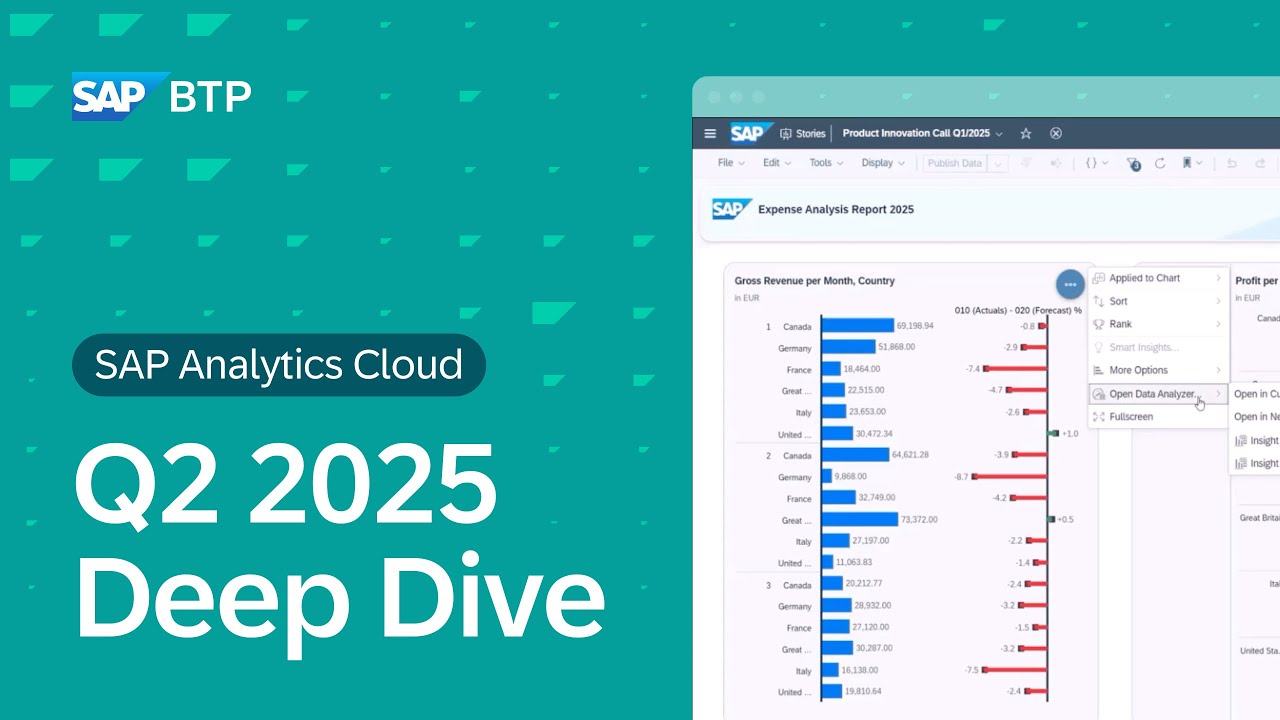 What's New in SAP Analytics Cloud | Deep Dive with Product Experts | Q2 2025