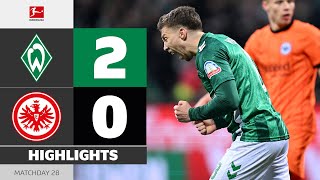 WERDER BREMEN — EINTRACHT FRANKFURT | Highlights | Matchday 28 – Bundesliga 2024/25