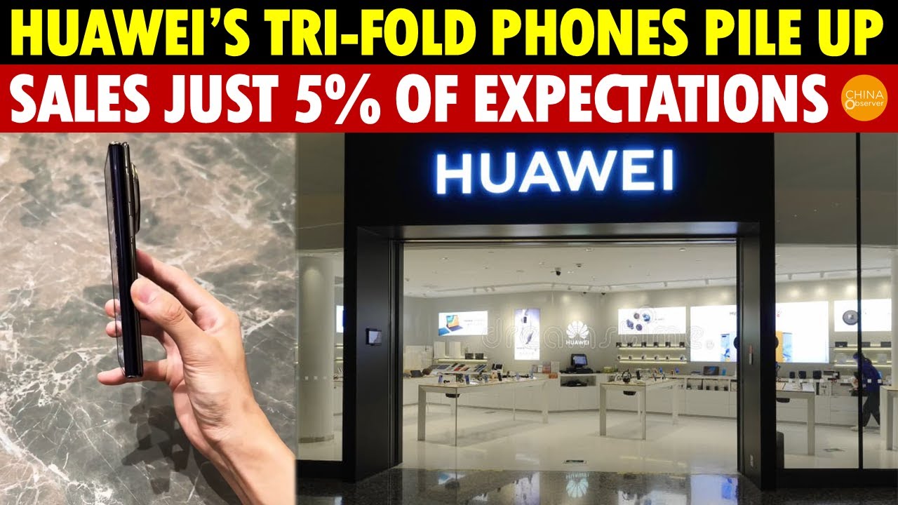 Huawei’s Tri-Fold Phones Pile Up: Sales Just 5% of Expectations! Overseas Expansion Fraught