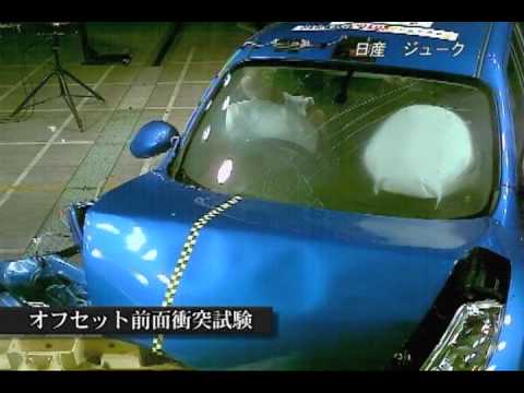 Videó Crash teszt Nissan Juke 2010 óta