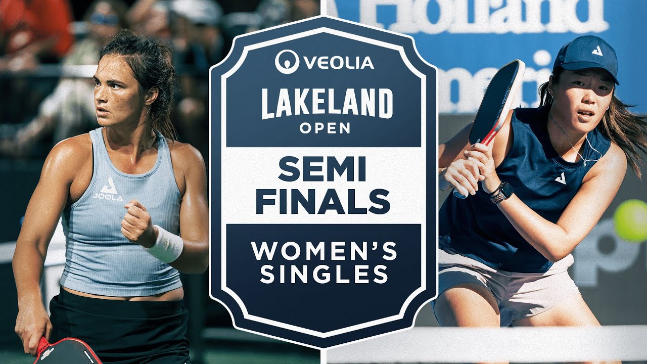 Lea Jansen v Chao Yi Wang at the Veolia Lakeland Open